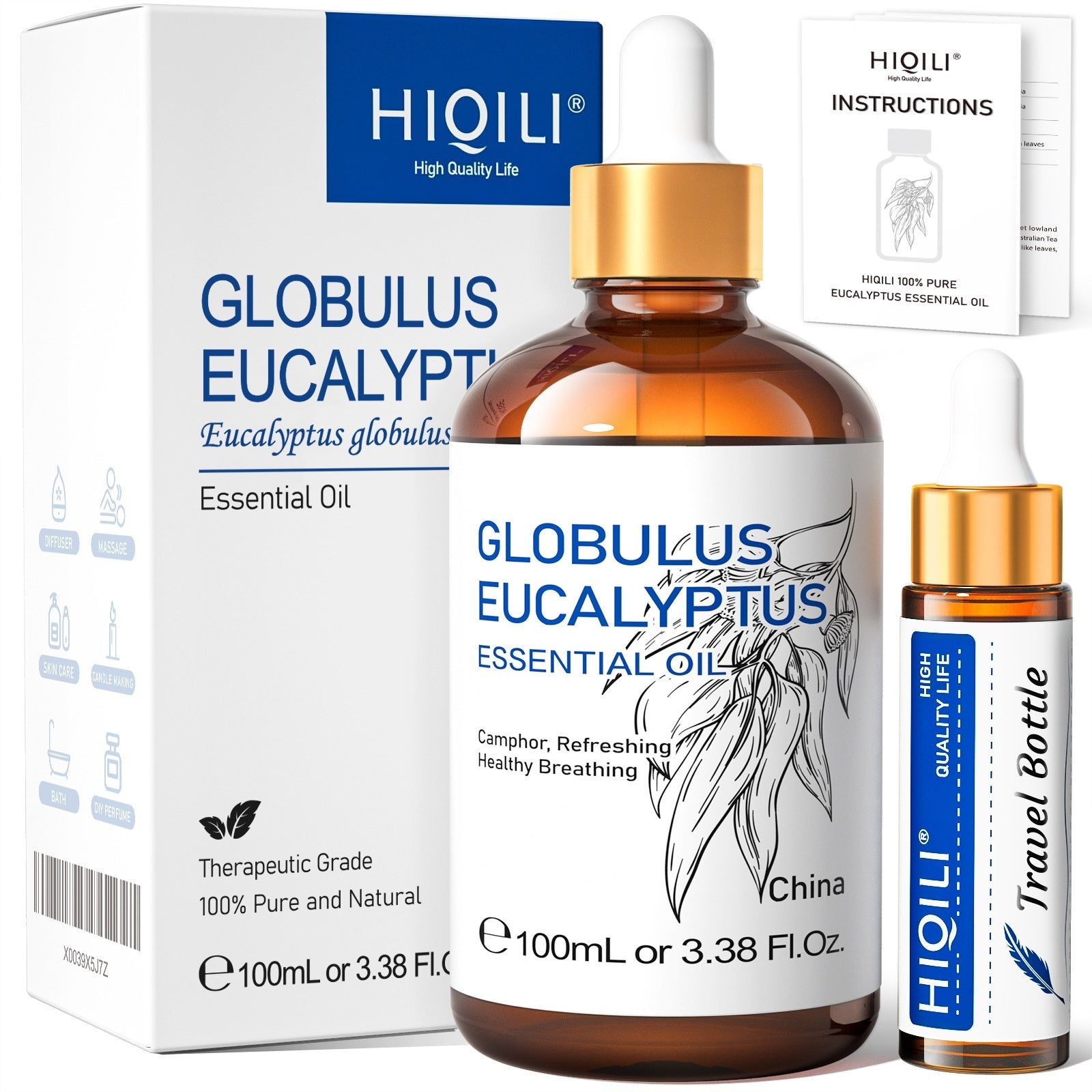 Pure Eucalyptus Essential Oil - 100ml