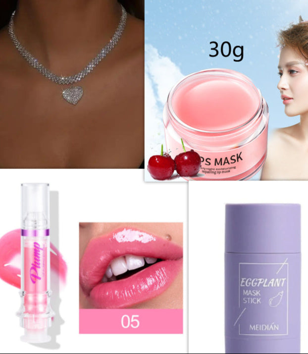Hydrating Cherry Lip Mask for Overnight Repair