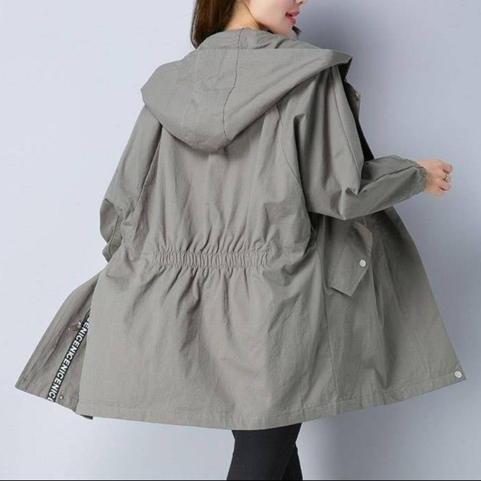 City Chic Hooded Anorak Trench Coat