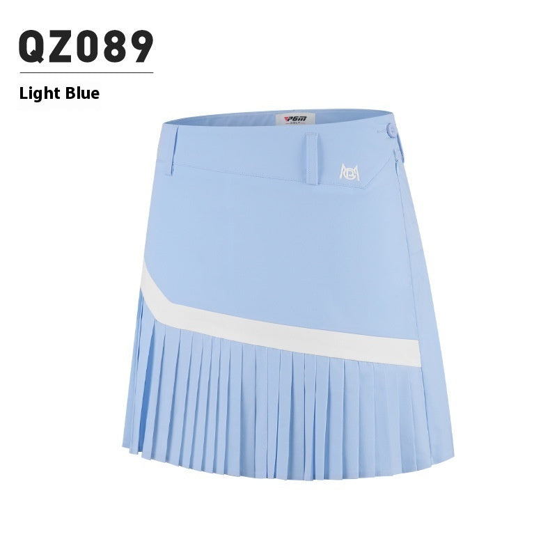 Breathable Pleated Athletic Skort with Integrated Shorts for Active Lifestyles