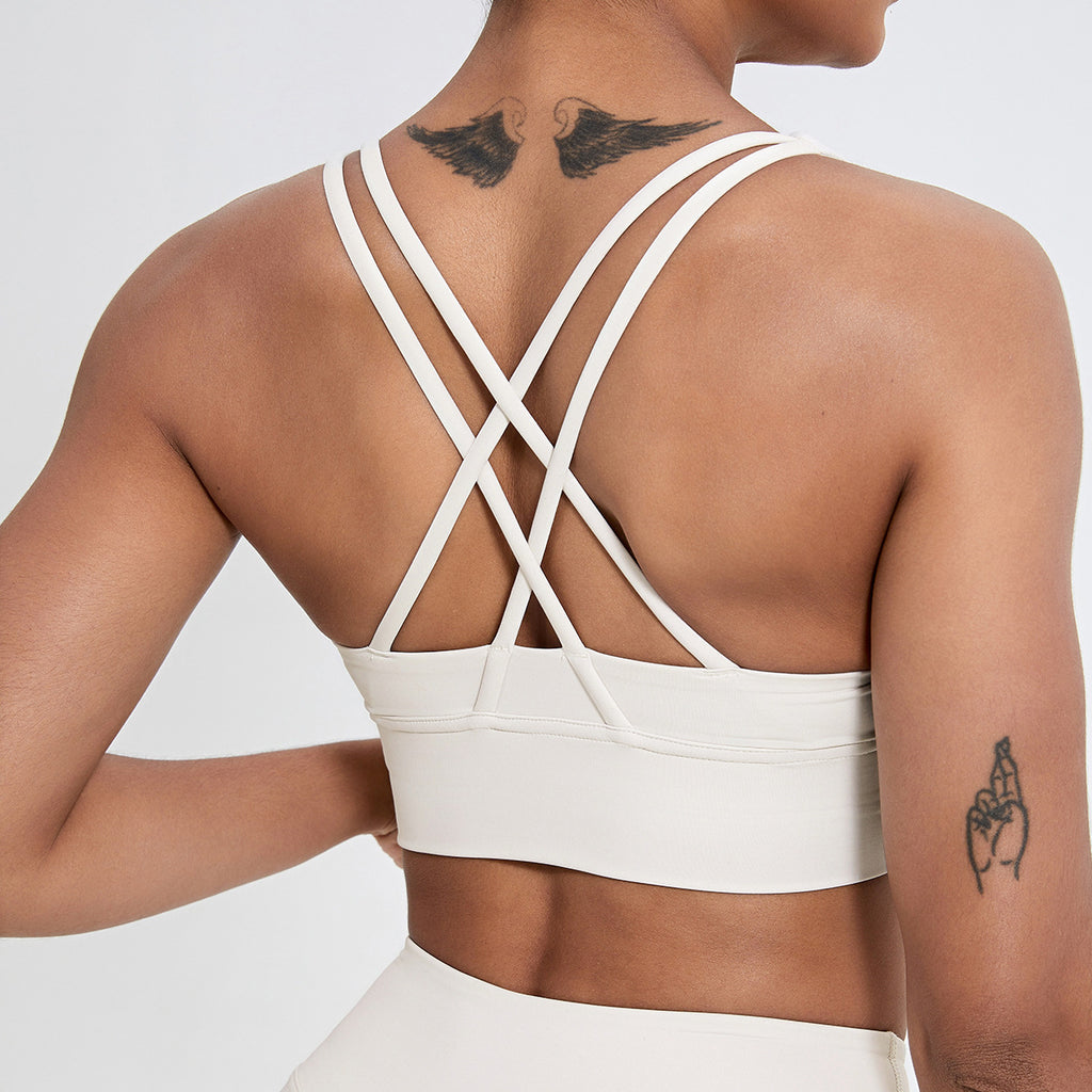 Nude Feel Sports Bra for Exercise & Fitness