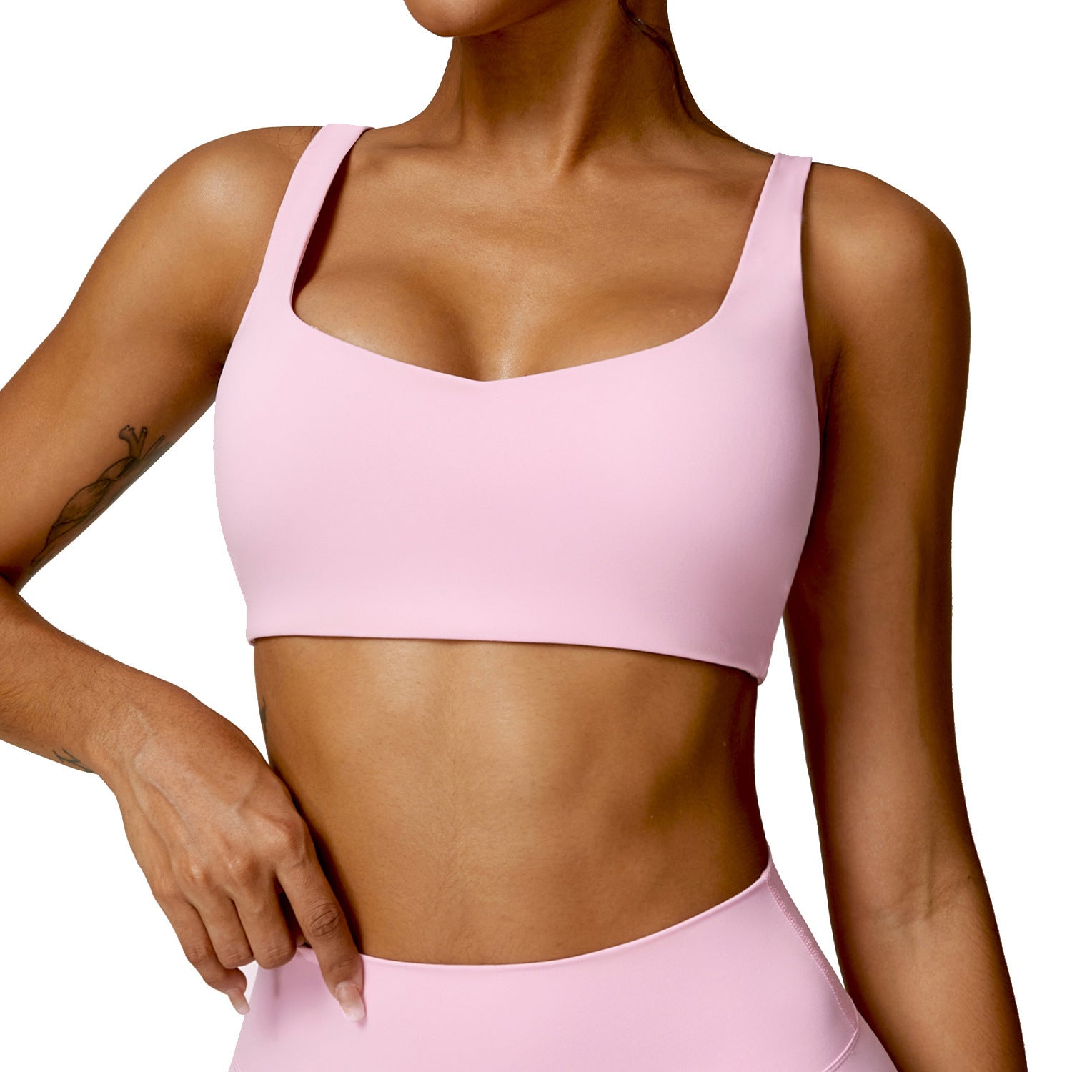 Comfortable Quick Drying Performance Sports Bra for Yoga and Fitness Activities