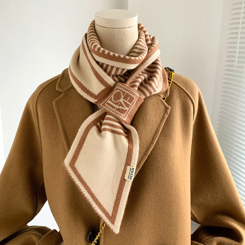 Cozy Striped Knit Scarf | Warm & Stylish Accessory