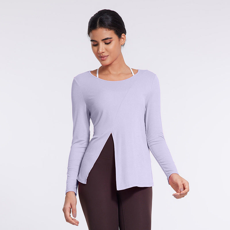 Comfortable Breathable Long Sleeve Activewear Top for Yoga and Running