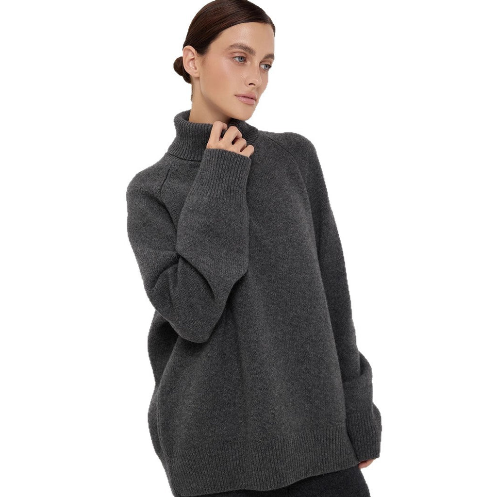 Cozy Soft Knit Turtleneck Pullover Sweater for Everyday Comfort and Style