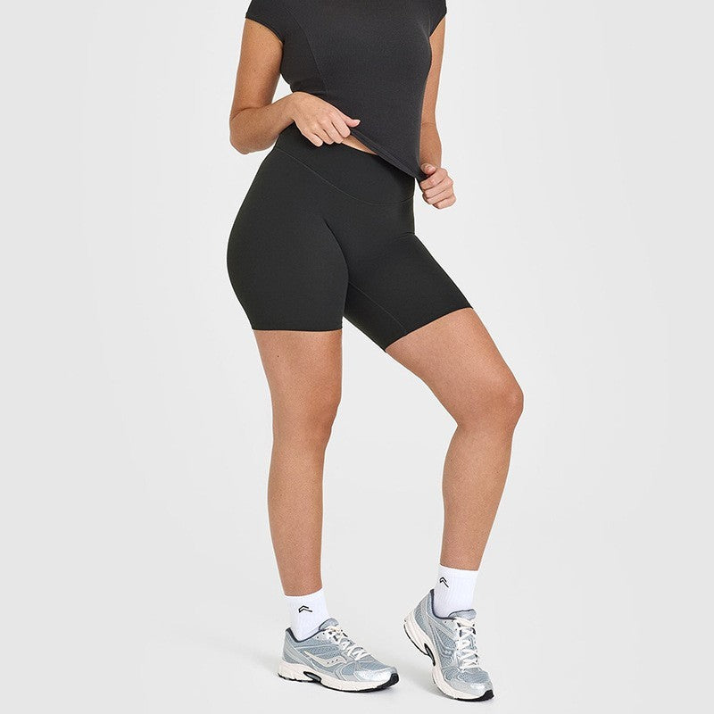 High Waist Sculpting Active Shorts for Yoga and Training Comfort
