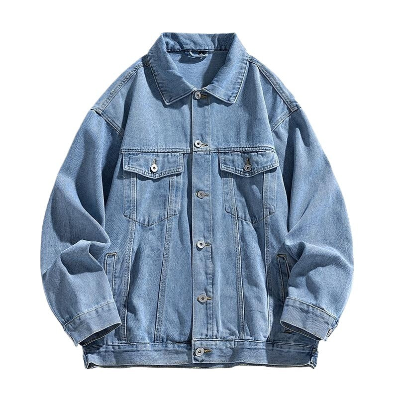 Effortlessly Chic Oversized Denim Jacket with a Relaxed Fit