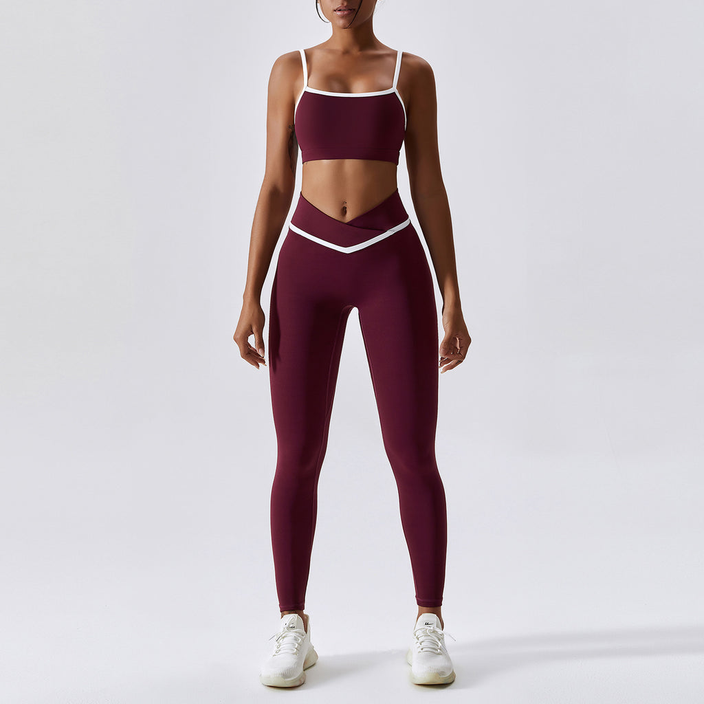 Quick Drying Performance Activewear Set with Supportive Sports Bra and High-Waisted Leggings or Shorts