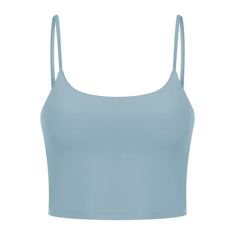 Women's Seamless Activewear Sports Bra Crop Top with Removable Padding for Yoga and Training