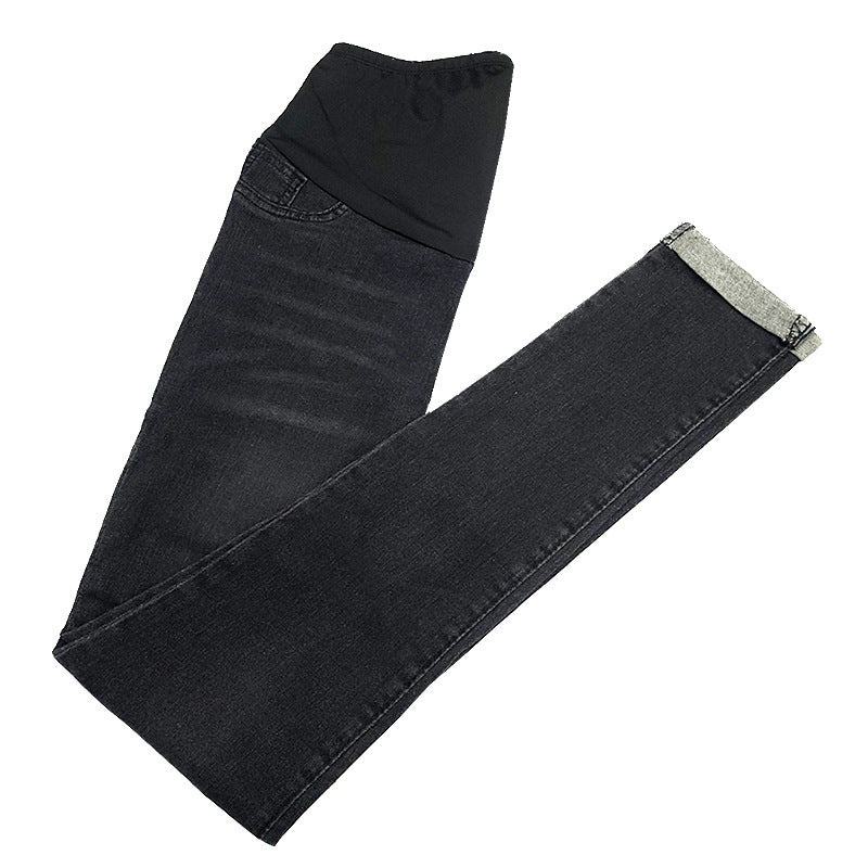 Maternity Skinny Jeans - High Waist Belly Support