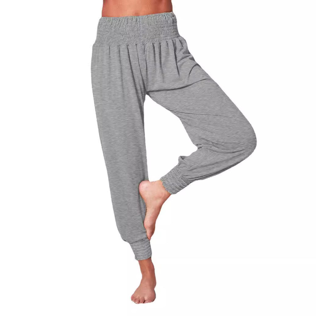 Soft Cotton Harem Pants: Casual Comfort for Yoga & Leisure
