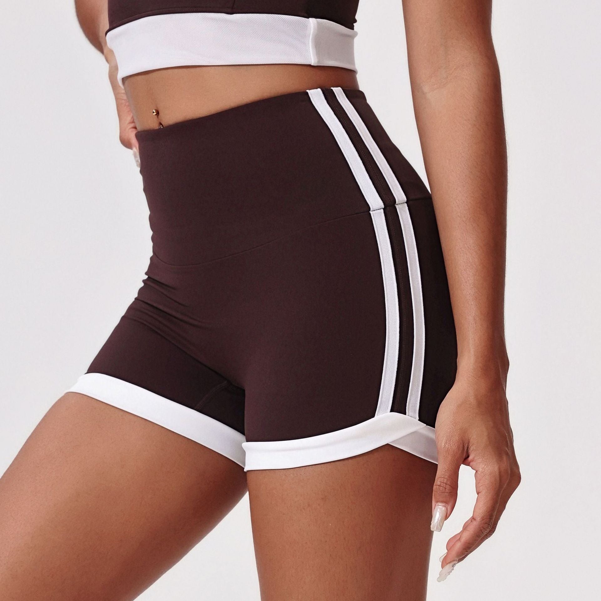 High Waist Sculpting Yoga and Training Performance Shorts