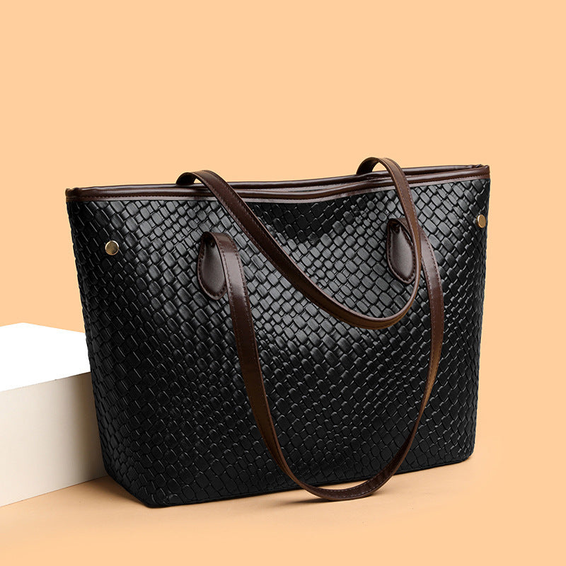Retro Style Women's Large Capacity Commuter Tote Bag