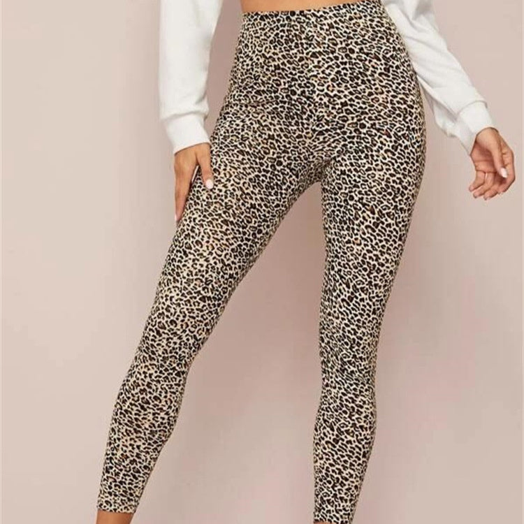 Women's Printed Stretch High Waist Belly-contracting Yoga Pants
