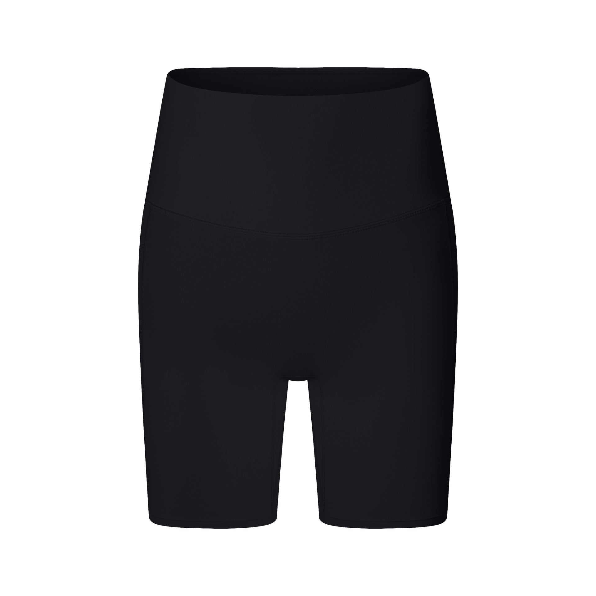 High Waist Hip Lift Nylon Active Fitness Shorts for Yoga and Workout