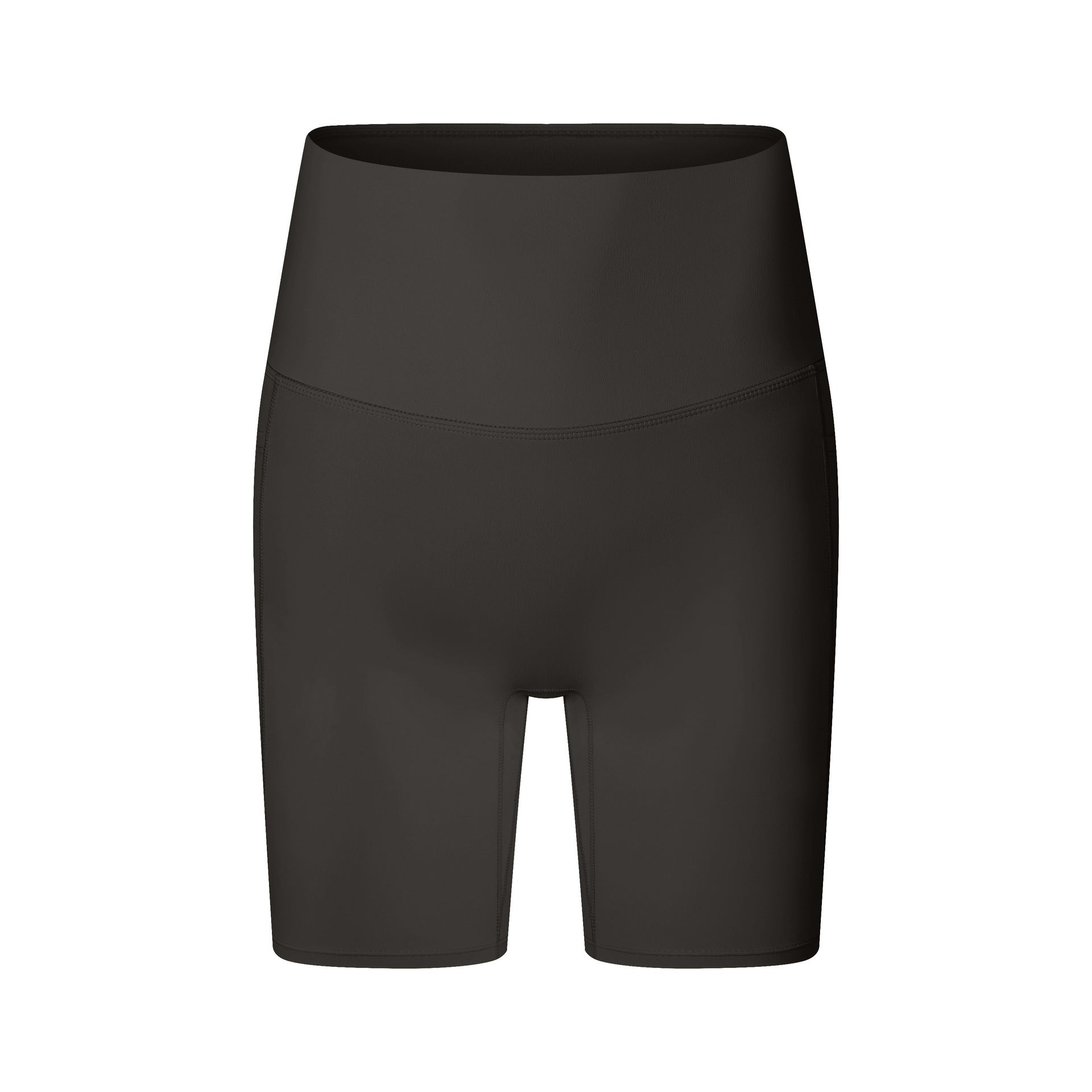 High Waist Hip Lift Nylon Active Fitness Shorts for Yoga and Workout