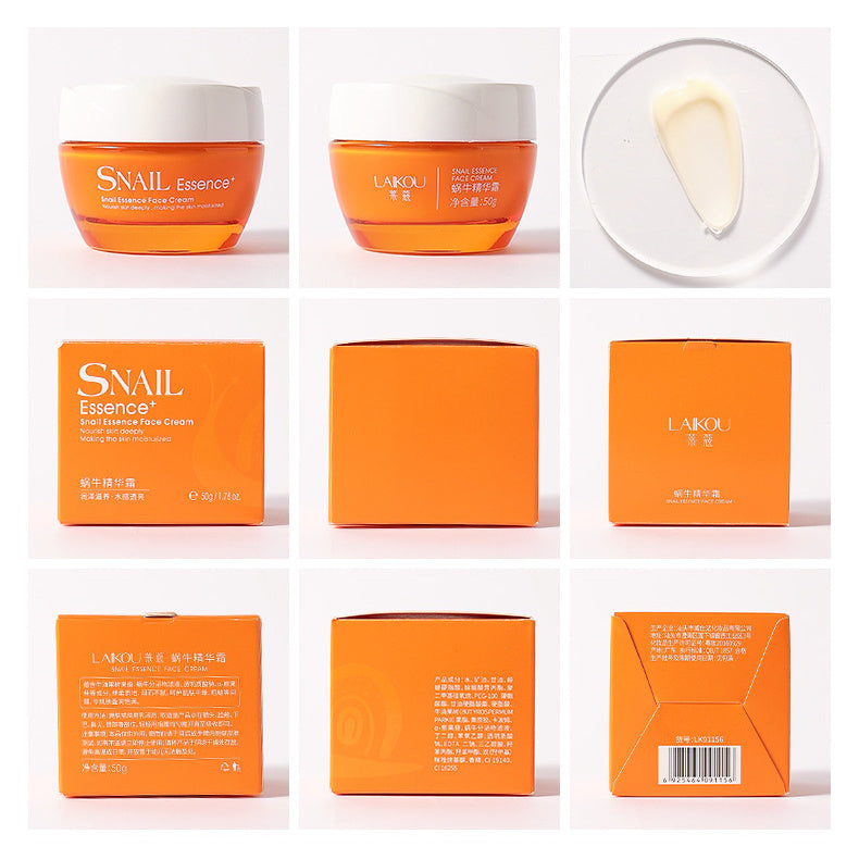 Snail Essence Face Cream - Hydrating Moisturizer 50g
