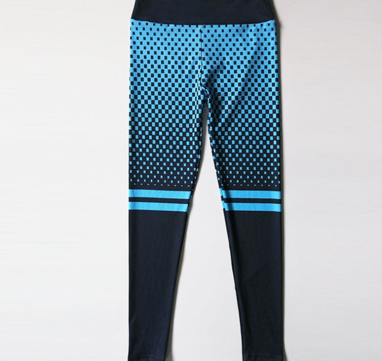 High Waisted Breathable Printed Fitness Leggings for Yoga and Workouts