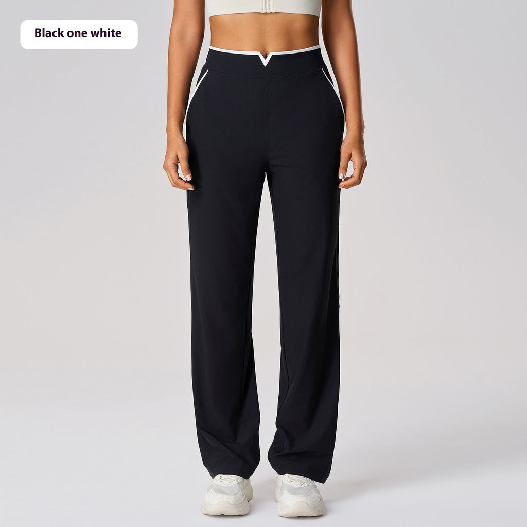 Comfortable Breathable High Waist Wide Leg Activewear Pants for Women