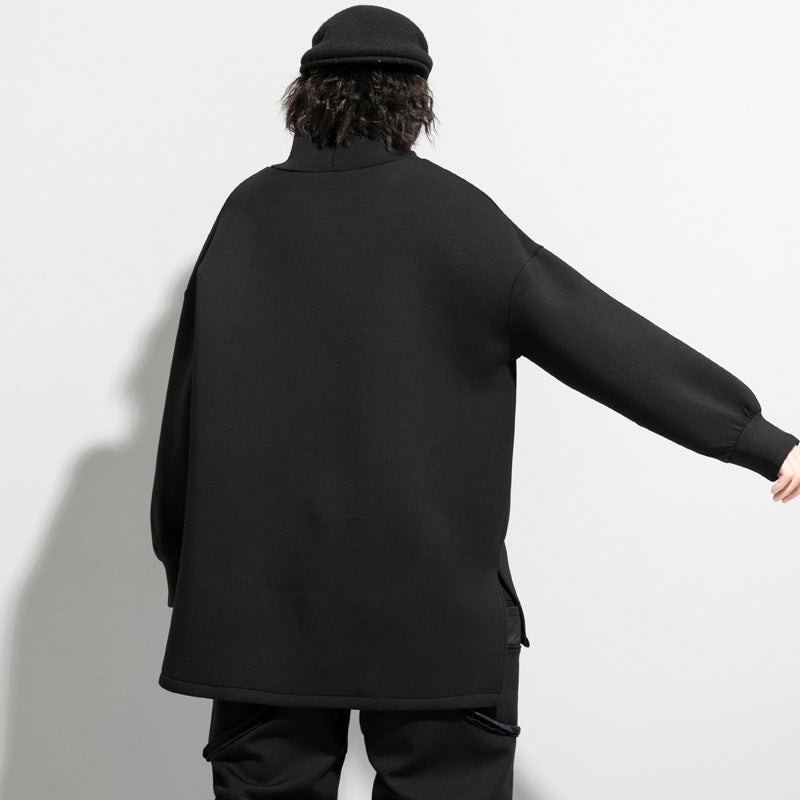 Neo Structured Turtleneck Sweatshirt