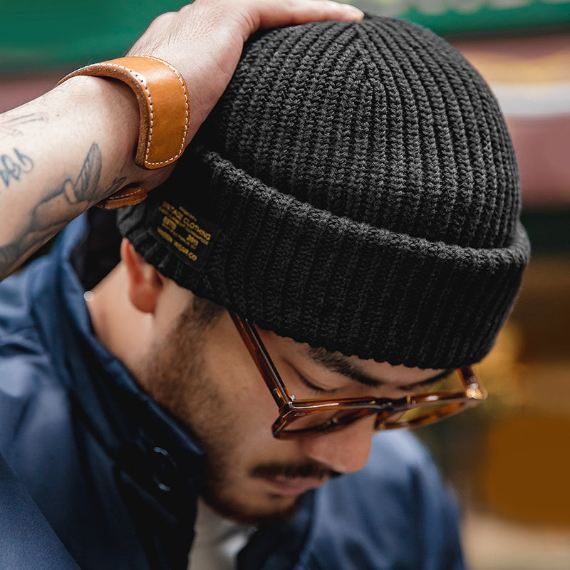 Vintage Knitted Beanie for Timeless Style & Warmth