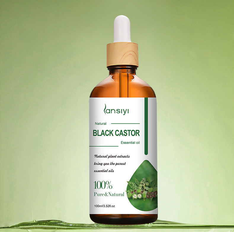 Pure Black Castor Oil – Hydrating Body & Hair Elixir