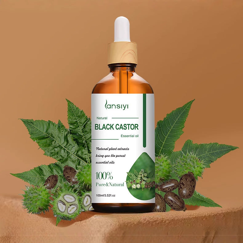 Pure Black Castor Oil – Hydrating Body & Hair Elixir