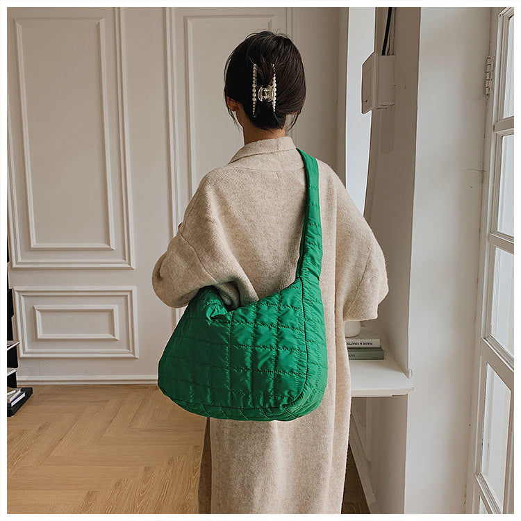 Chic Quilted Puffer Tote Bag - Spacious & Stylish