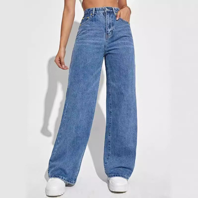 Ariana High-Waist Wide-Leg Jeans