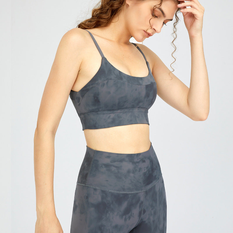 Comfortable Nude Feeling High Support Sports Bra for Running and Yoga