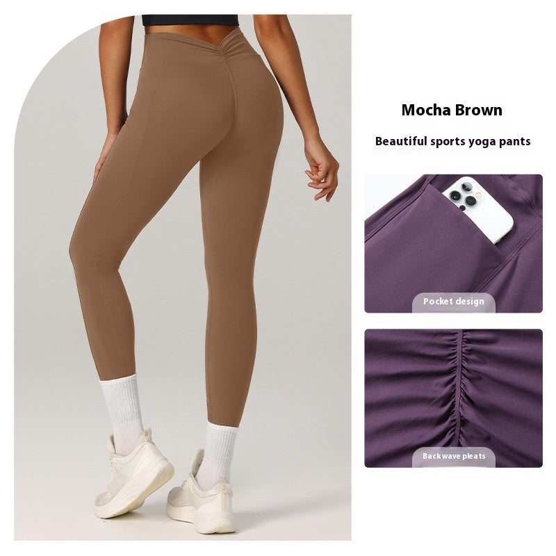 High Waist Shaping Quick Dry Breathable Active Leggings for Yoga and Fitness