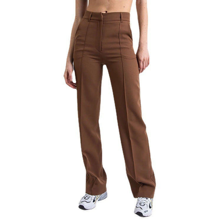 Solid Color Simple Fashion Commuter Business Casual Pants