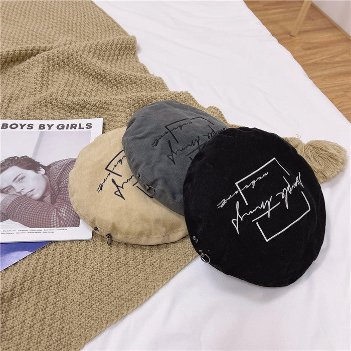 Premium Retro French Embroidered Beret for Women