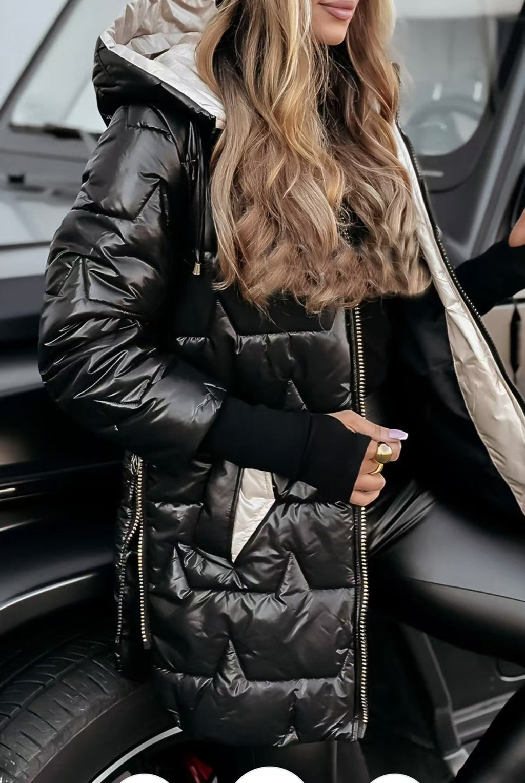 Chic Winter Hooded Puffer Jacket for Cozy Everyday Style