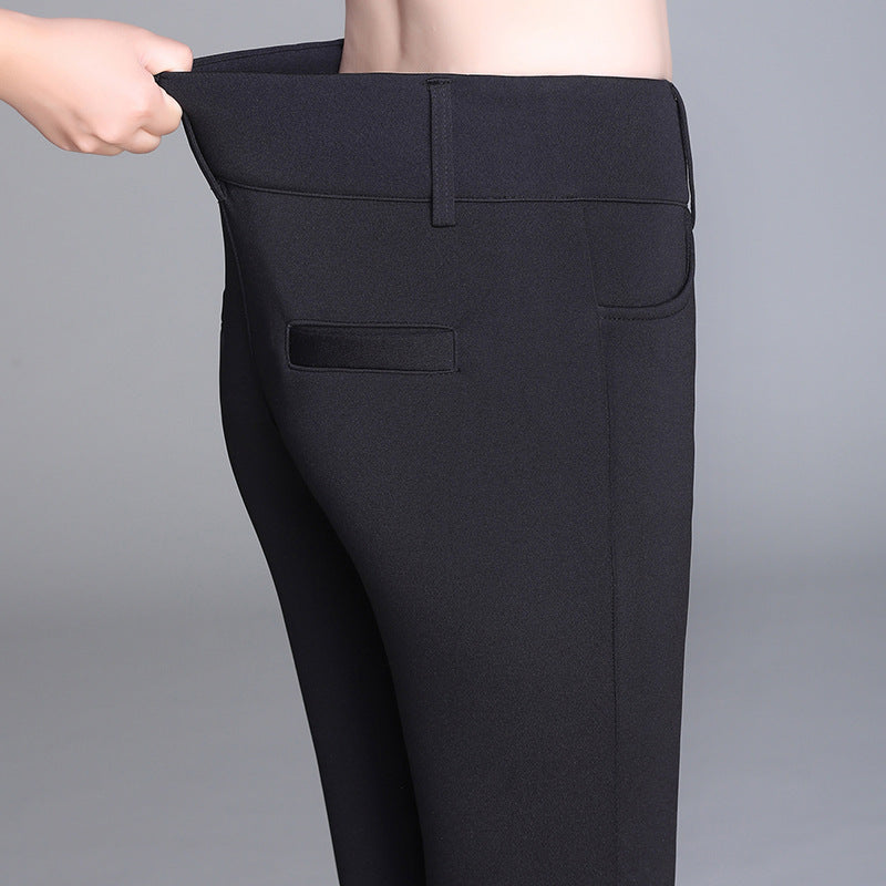 Cozy High Waist Fleece-Lined Leggings - Perfect for Fall & Winter