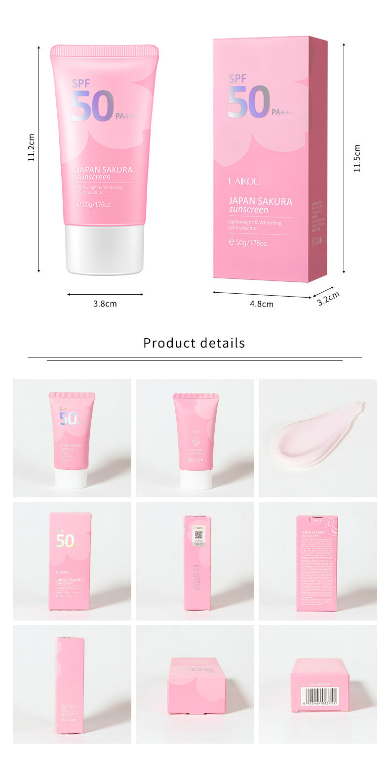 Japan Sakura Sunscreen SPF 50 PA+++ | Whitening