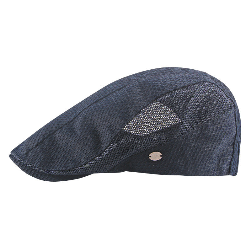 Breathable Mesh Beret Hat - Sun Protection