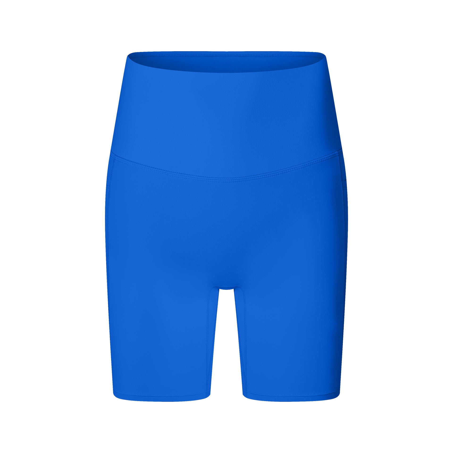 High Waist Hip Lift Nylon Active Fitness Shorts for Yoga and Workout