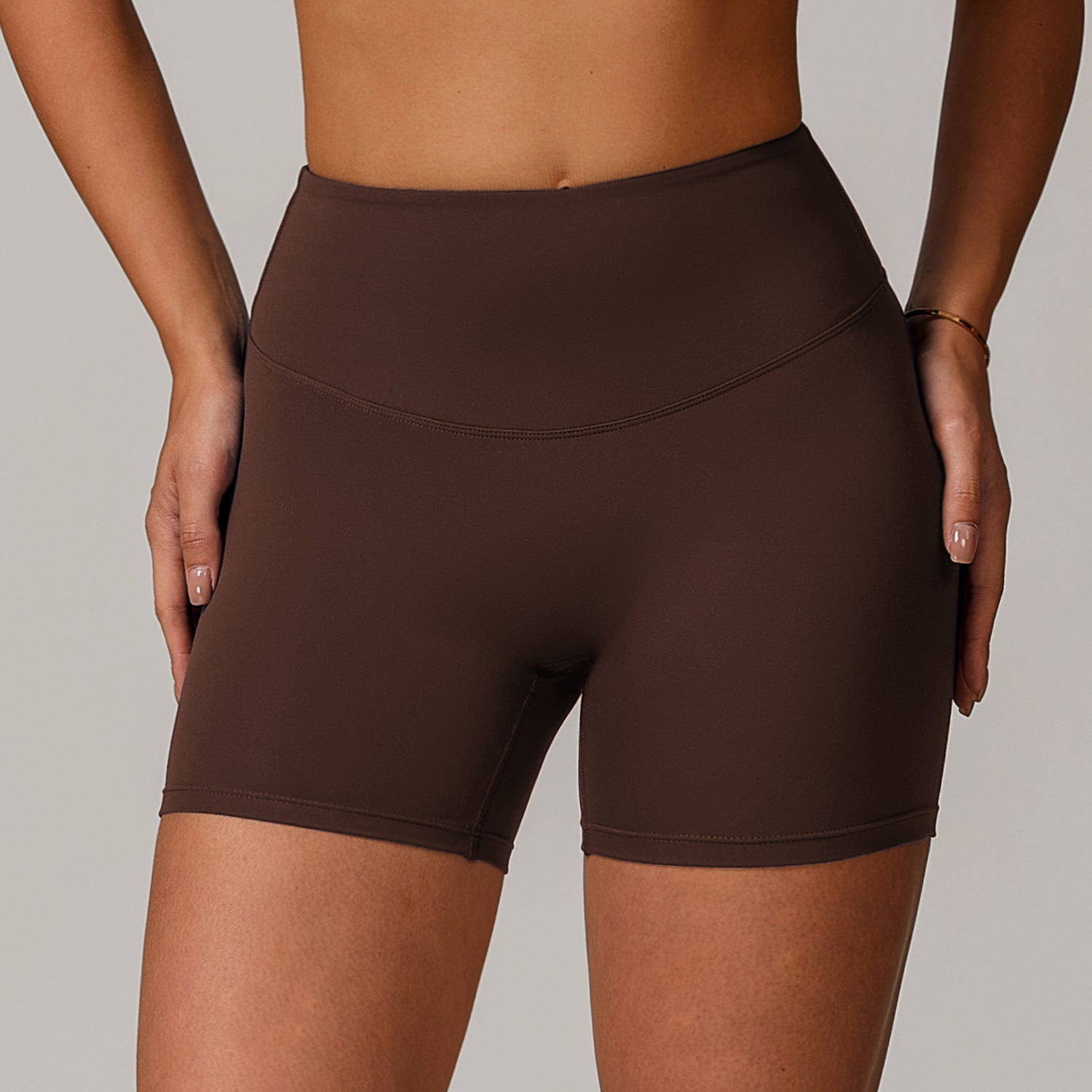 High Waist Hip Lift Yoga Shorts Running Exercise Shorts