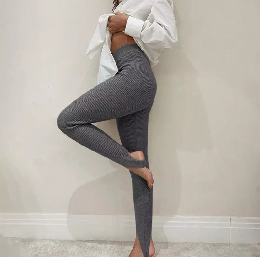 High Waist Cotton Workout Leggings