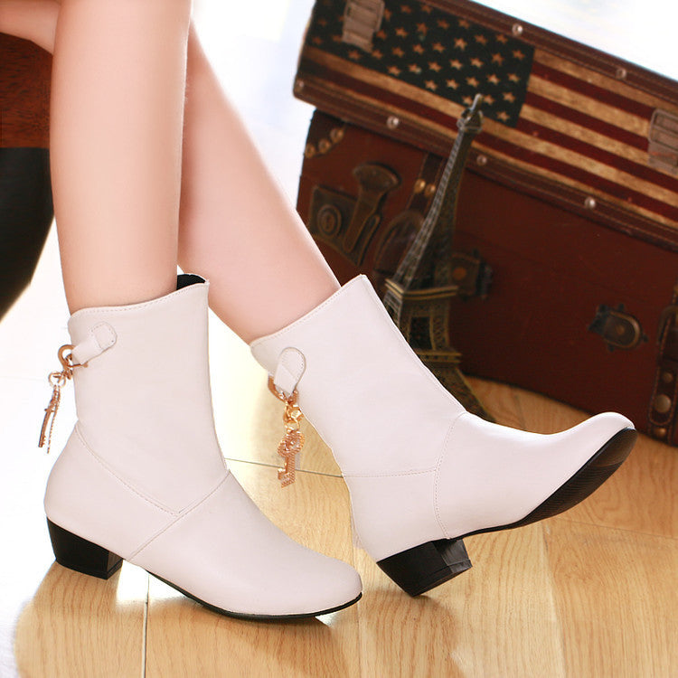 Audrey Classic Low-Heel Ankle Boots