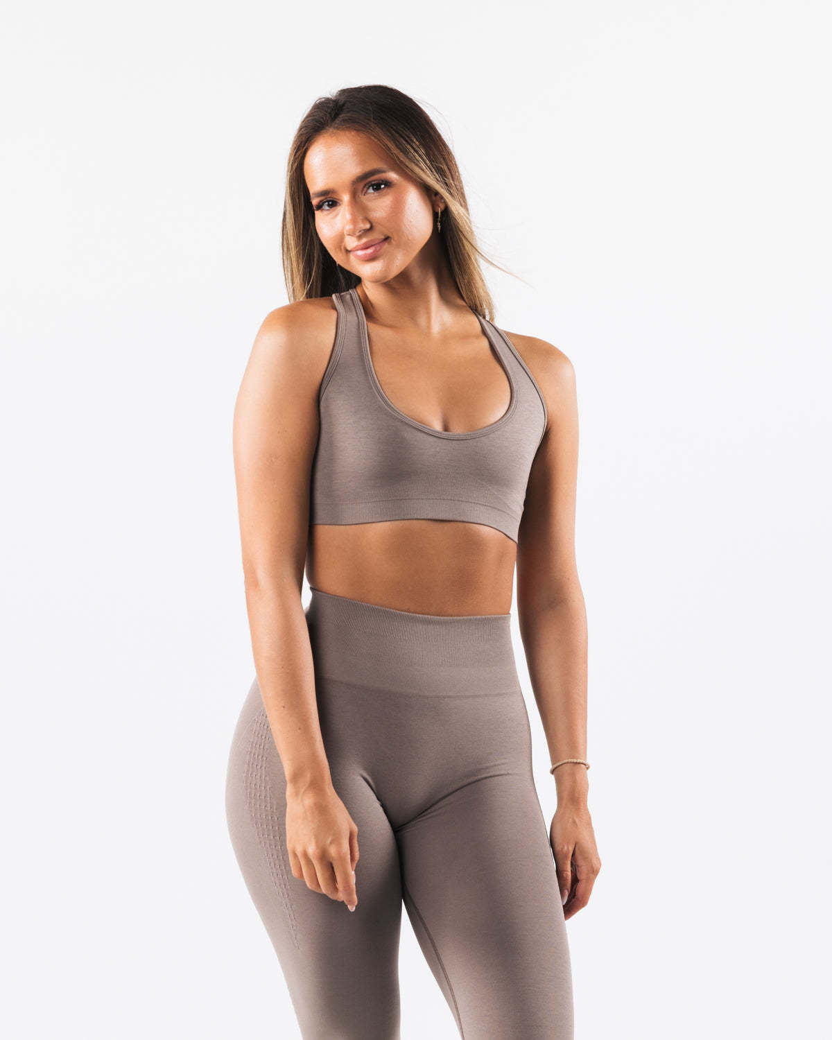 Seamless Ribbed Activewear Set for Women | Yoga Sports Bra & Leggings