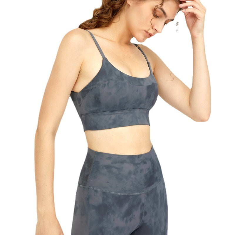 Comfortable Nude Feeling High Support Sports Bra for Running and Yoga