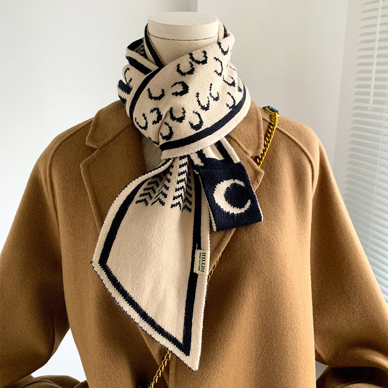 Cozy Striped Knit Scarf | Warm & Stylish Accessory