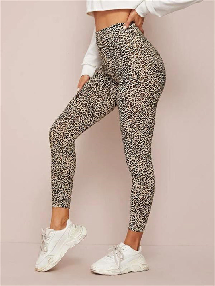 Women's Printed Stretch High Waist Belly-contracting Yoga Pants