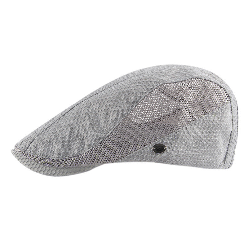 Breathable Mesh Beret Hat - Sun Protection