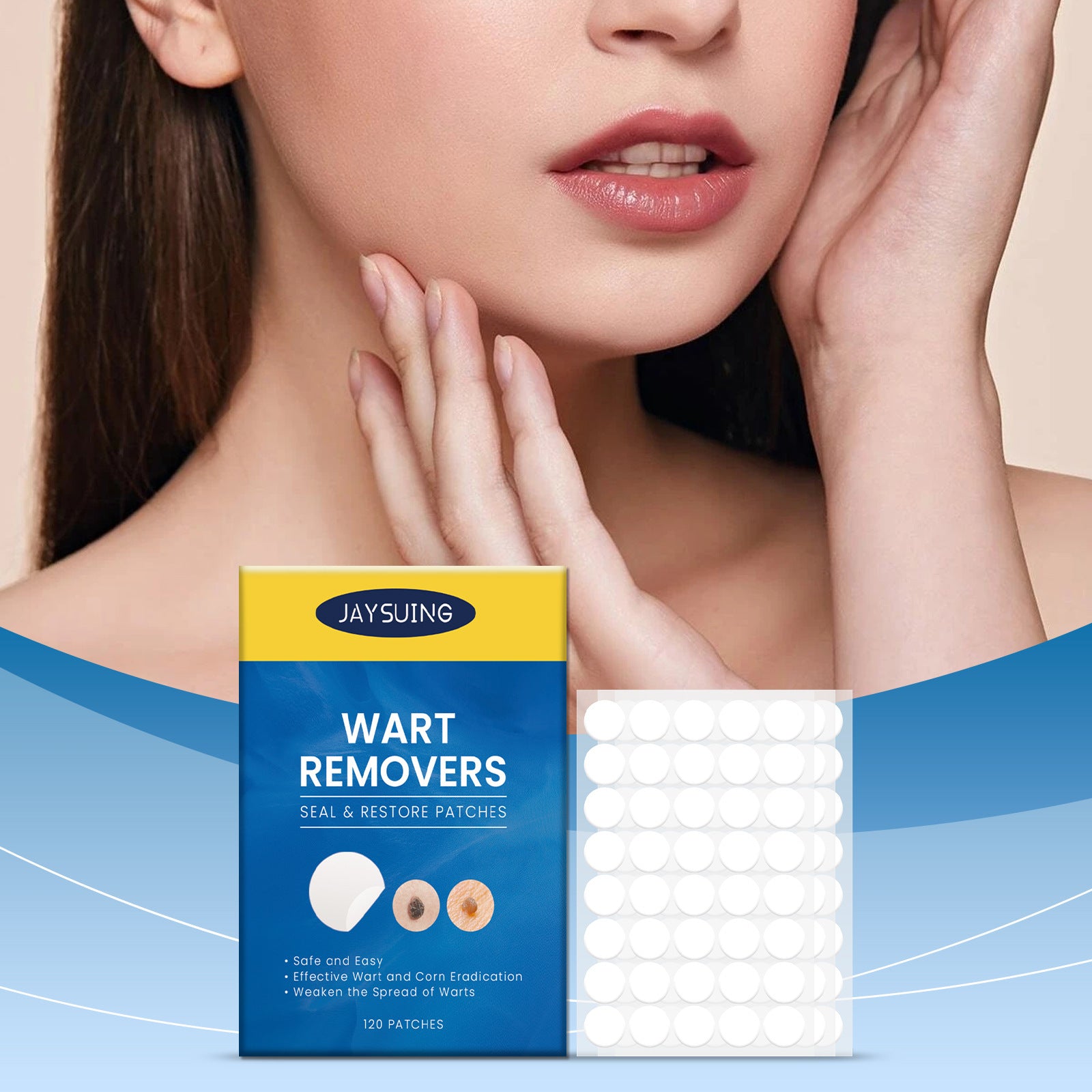 Effective Wart Removal Patches - 120 Count