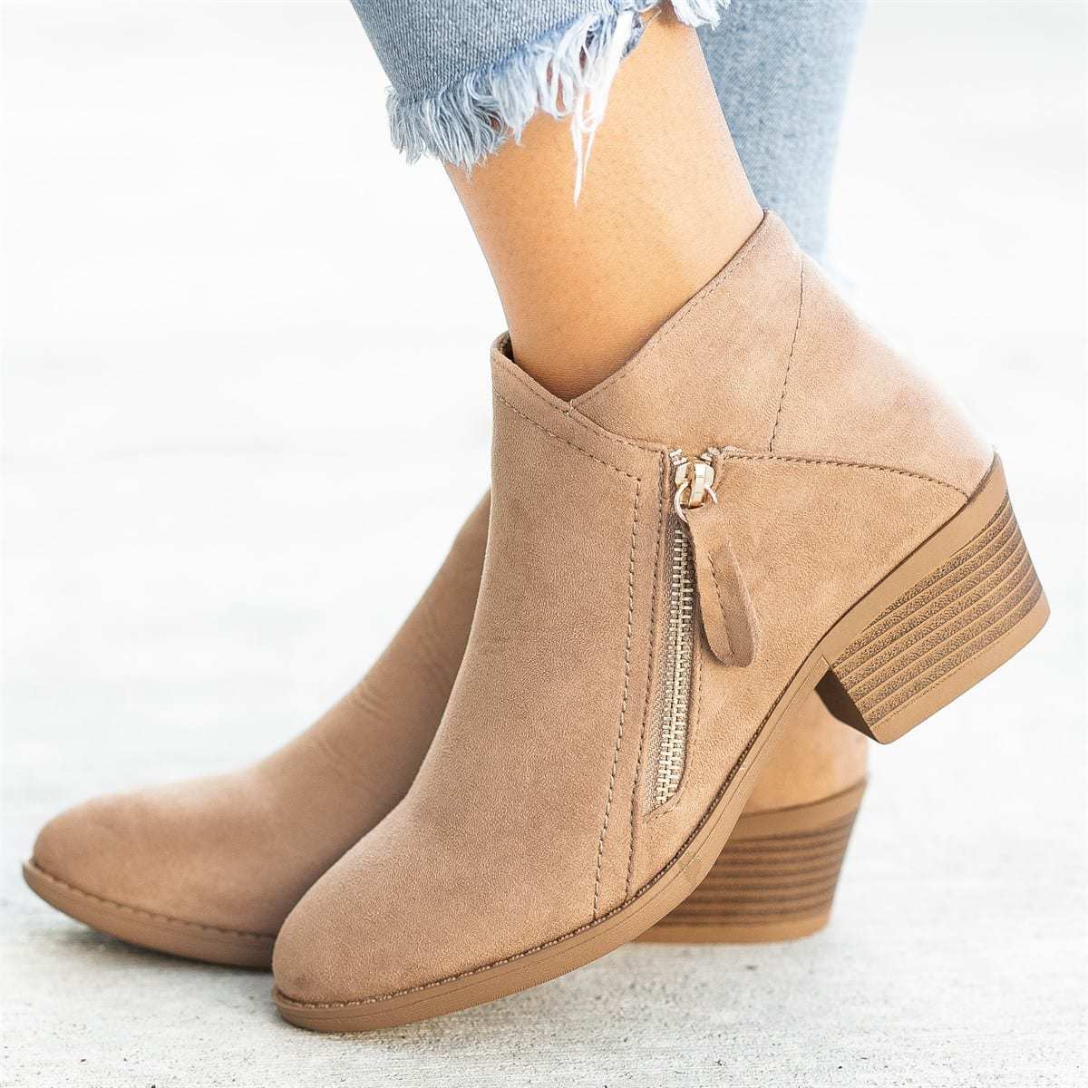 City Chic Side-Zip Ankle Bootie