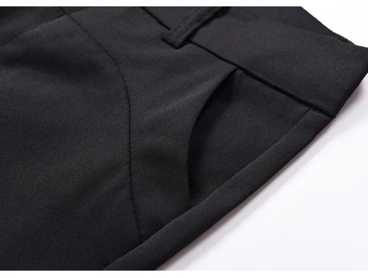 Women's Slim Fit Cropped Trousers - Chic Casual & Work Pants