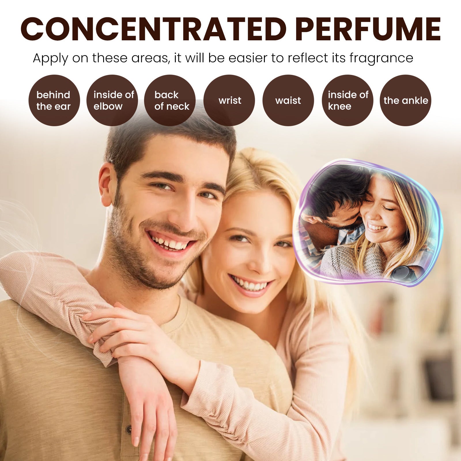 5 PCS Choco Musk Portable Concentrated Perfume Oil 6ml